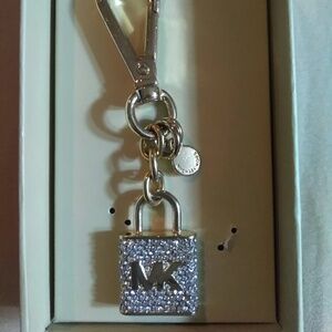 Michael Kors Pave Lock fob